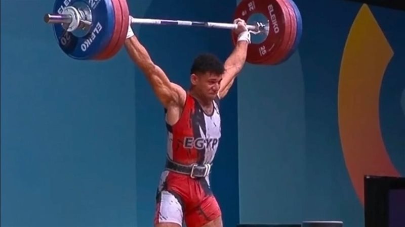 عبد الرحمن يونس يحصد 3 ذهبيات في رفع الأثقال بدورة ألعاب التضامن الإسلامي