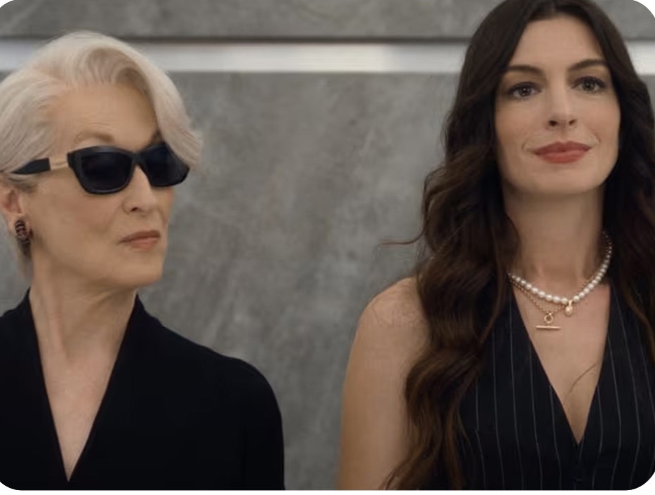 ميريل ستريب وآن هاثاواي يجتمعان من جديد في “The Devil Wears Prada 2”