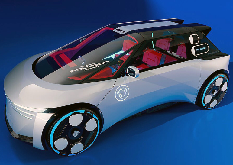 بيجو تكشف عن نموذج بوليجون المستقبلي بمقود استثنائي