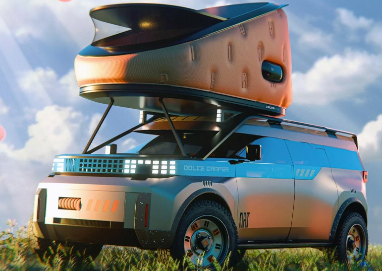 فيات تعرض إضافة علوية غريبة على نموذج دولتشي كامبر