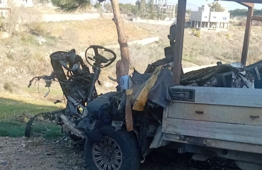 غارة إسرائيلية تستهدف شاحنة جنوب لبنان وتودي بحياة شخص