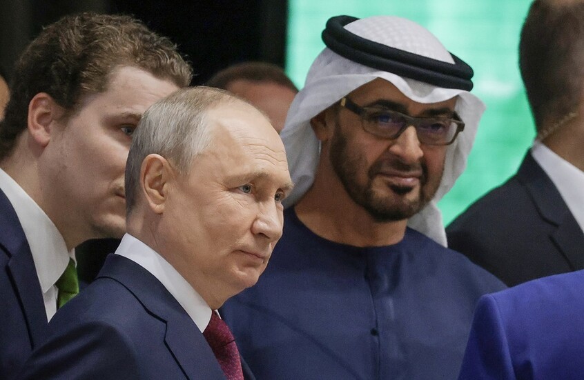 قمة روسية إماراتية في موسكو لتعزيز التعاون والشراكة السياسية