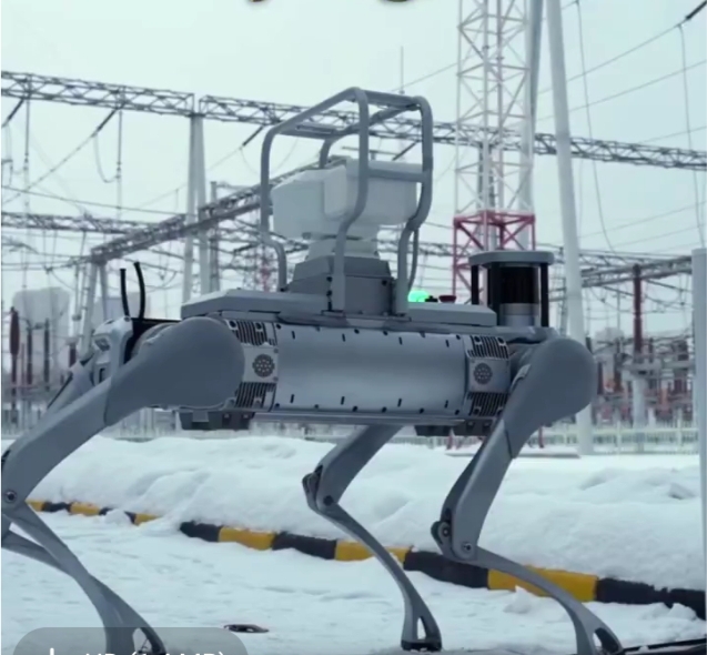شينجيانغ الصينية: تبتكر كلاب آلية ذكية تتفقد شبكات الكهرباء في أقسى الظروف
