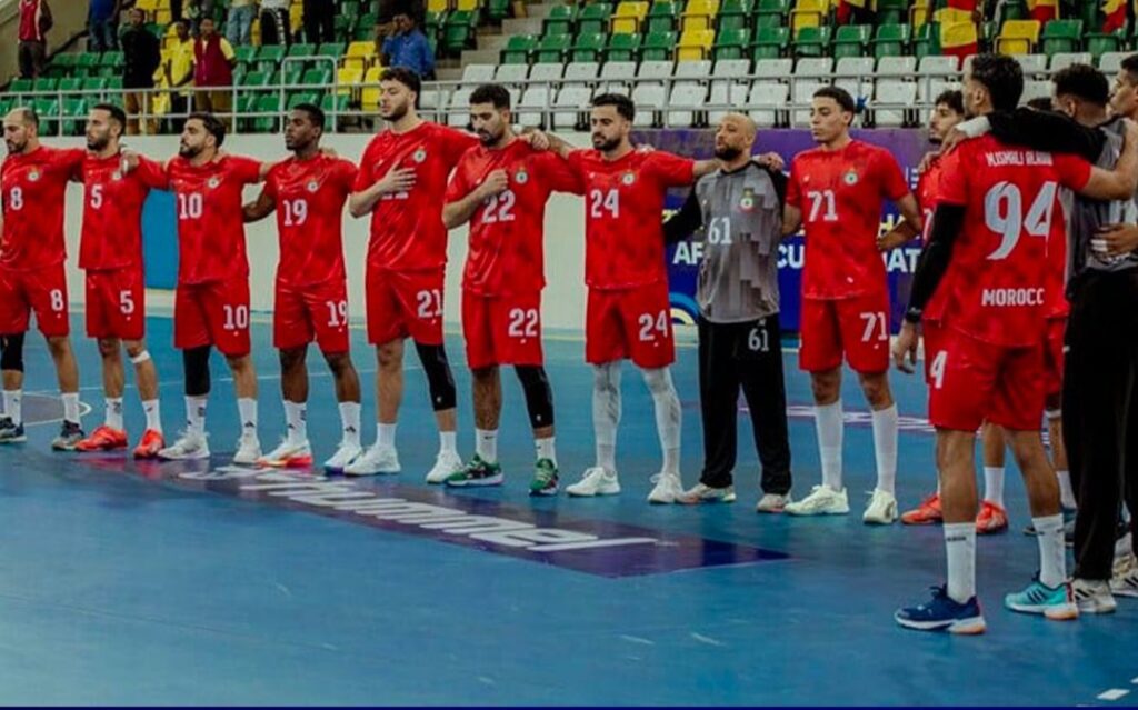 المنتخب المغربي لكرة اليد يبلغ دور الثمانية في كأس أمم إفريقيا