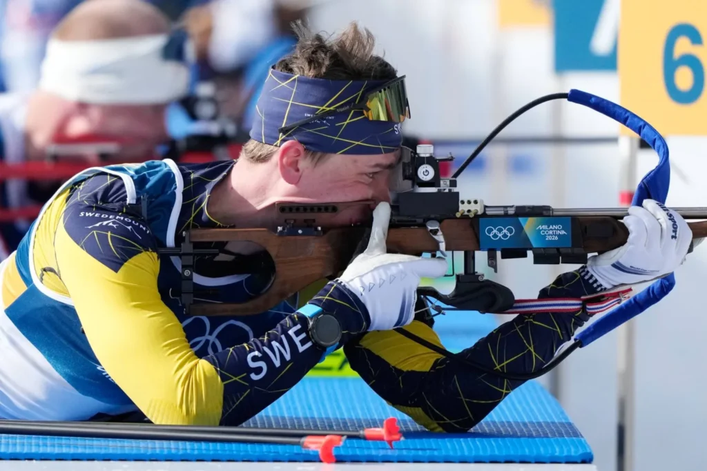 ذهبية للسويد في البياثلون بالأولمبياد الشتوي