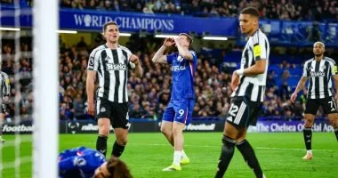 نيوكاسل يونايتد يخطف التعادل من تشيلسي في الدوري الإنجليزي