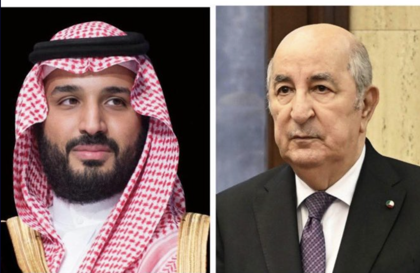 الرئيس تبون يجري اتصالا هاتفياً مع ولي العهد السعودي للاطمئنان على الأوضاع