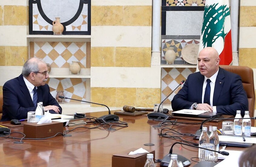 عون وسلام: حسم أي تهديد للسلم الأهلي