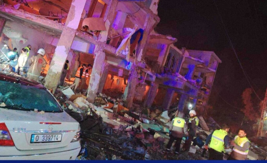 منظمة الصحة العالمية : مقتل 12من الطواقم الطبية فى مركز صحي بقلاوية جنوب لبنان