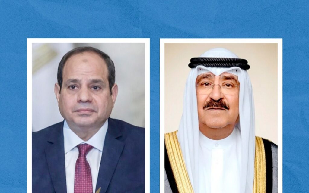 السيسي يؤكد استعداد مصر لتسخير كافة الإمكانات لدعم الكويت ودول الخليج