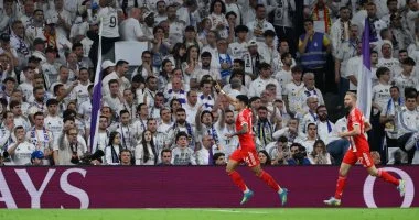 بايرن ميونخ يهزم ريال مدريد 2-1 في مدريد ويضع قدمًا في نصف نهائي دوري أبطال أوروبا