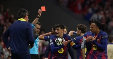برشلونة يتقدم بشكوى إلى يويفا ضد التحكيم عقب وداع دوري أبطال أوروبا