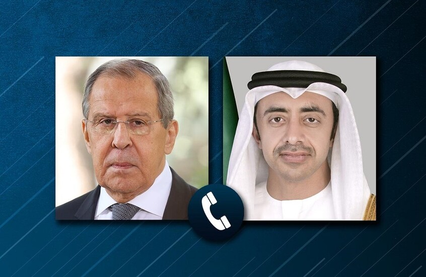 لافروف وبن زايد: ضرورة الوقف الفوري للقتال في الخليج