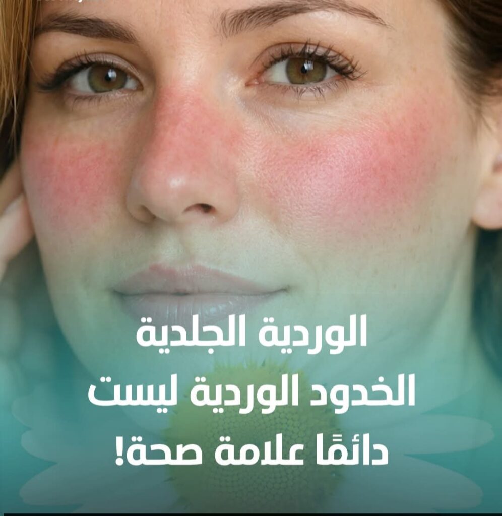 الوردية الجلدية.. مرض مزمن وليس علامة صحية