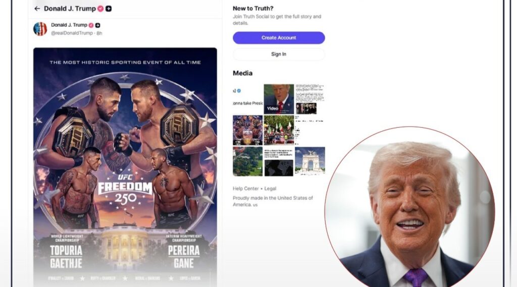 ترامب : يحتفل بعيد ميلاده الـ80 بنزال للفنون القتالية في البيت الأبيض