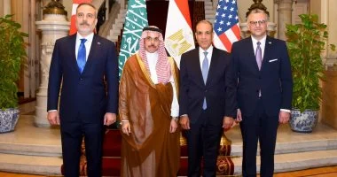 اجتماع رباعي يضم مصر والسعودية وتركيا وأمريكا لبحث الاتفاق مع إيران وتطورات غزة وليبيا