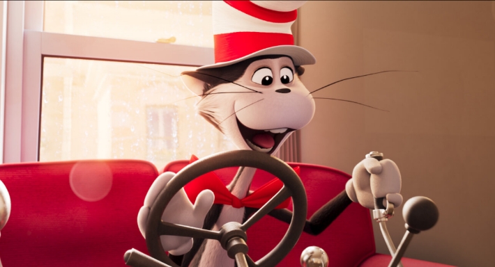 The Cat in the Hat” يعود للسينما بمغامرة عائلية جديدة من عالم دكتور سوس
