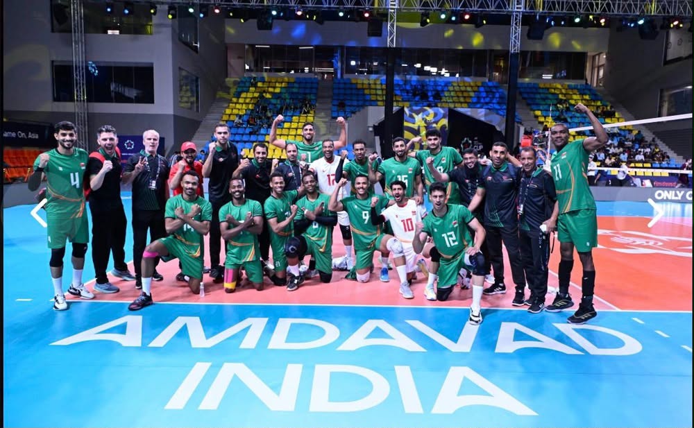 منتخب عمان للكرة الطائرة :يفتتح مشواره الآسيوي بفوز مثير على قطر 3-2