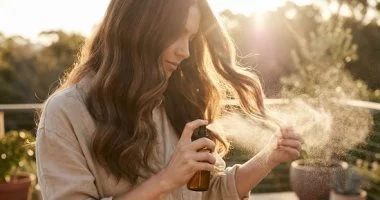 معطر الشعر الطبيعي في المنزل.. وصفة سهلة تمنح شعرك رائحة منعشة ولمعانًا دون أضرار