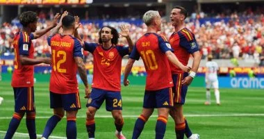 إسبانيا تتأهل لنصف نهائي كأس العالم بعد الفوز على بلجيكا