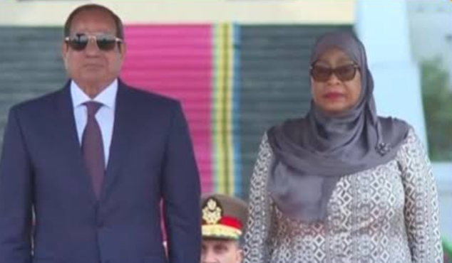 السيسي ورئيسة تنزانيا : يشهدان توقيع مذكرات تفاهم لتعزيز الشراكة الاستراتيجية بين القاهرة ودار السلام