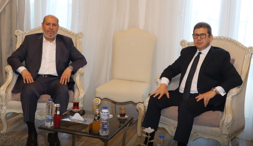 رئيس المخابرات العامة المصرية: يستقبل وفداً من “حماس” برئاسة خليل الحية